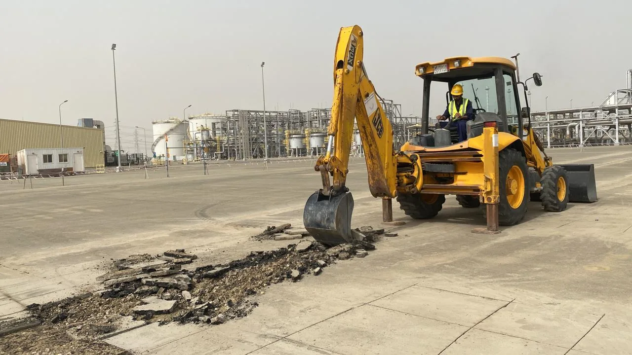 Paving and site civil works.