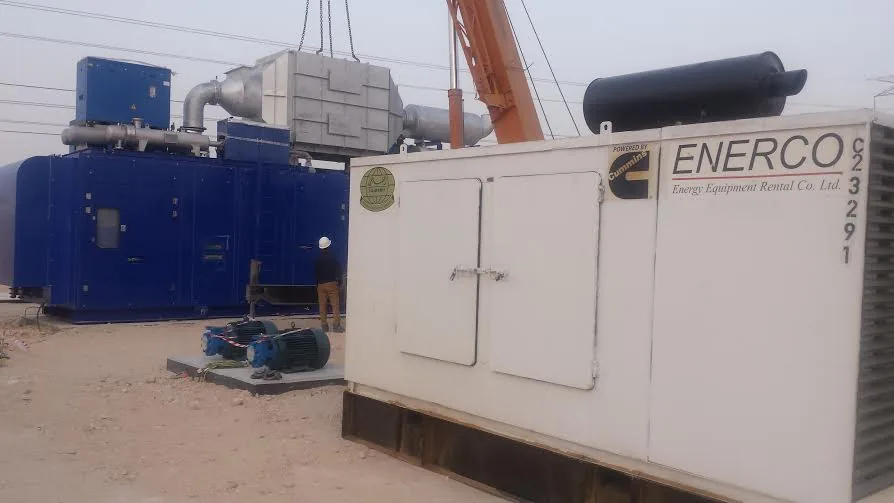 Inter-connecting piping and structural work.