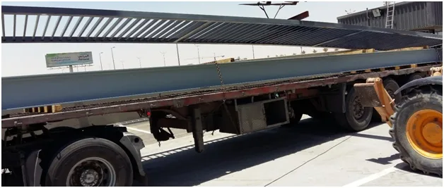 Delivery of automatic sliding gate and heavy structure.
