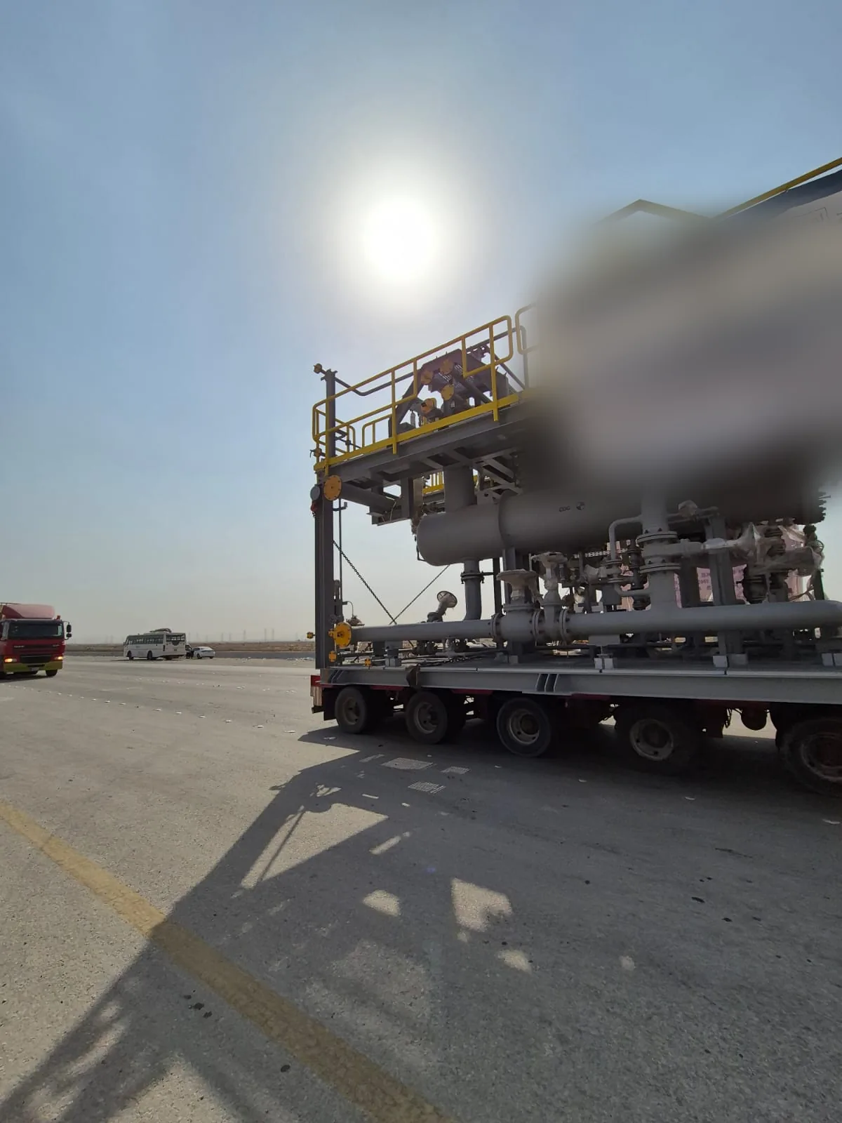 Completed coke fine filtration skid