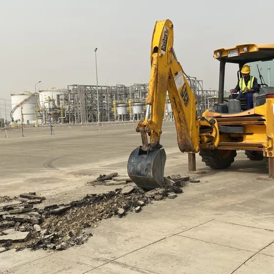 Paving and site civil works.