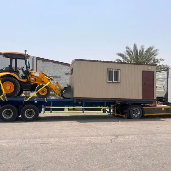 Equipment transport and site mobilization.