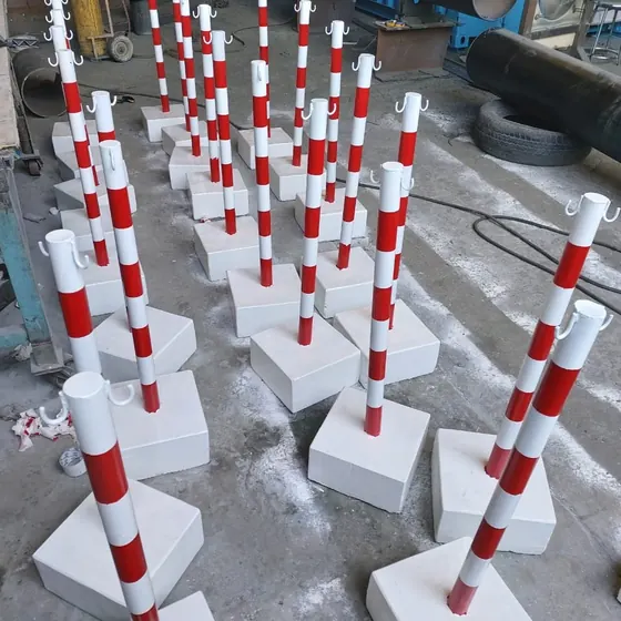Supply and installation of barricade posts.