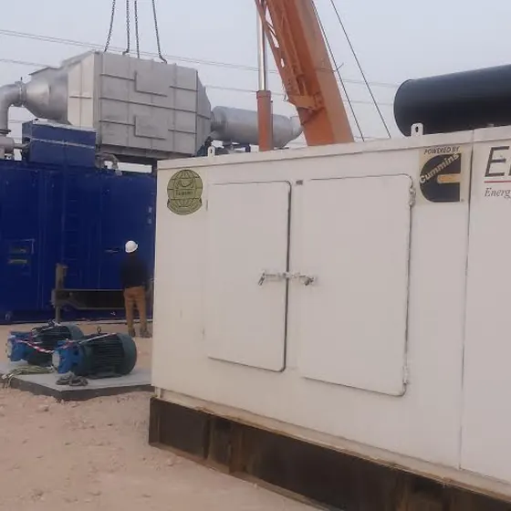 Inter-connecting piping and structural work.