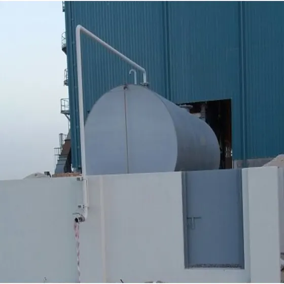 Supply, fabrication, painting and installation of SS tank including tank pad, boundary wall and door.