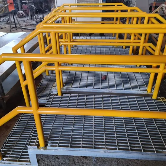 FRP access platforms and gratings.