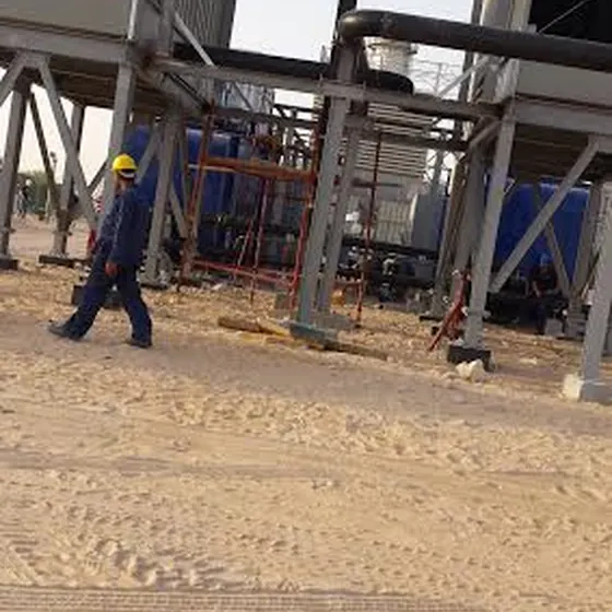 Inter-connecting piping and structural work.